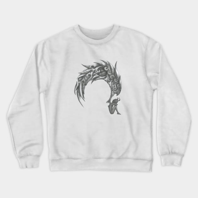 fallen angel Crewneck Sweatshirt by Hedgeh0g